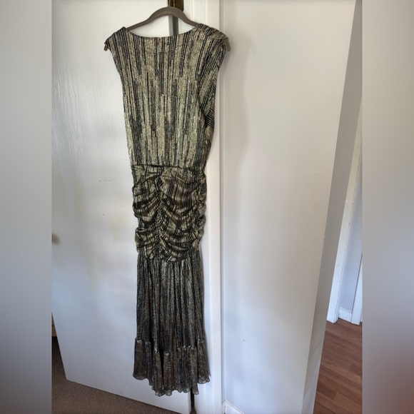 MISA Ava Plunging Twist Maxi Dress - Picture 7 of 9